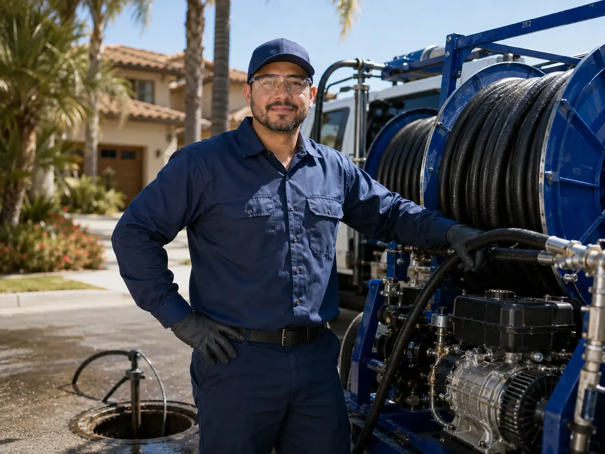 Hydro jet sewer cleaning in Twin Peaks