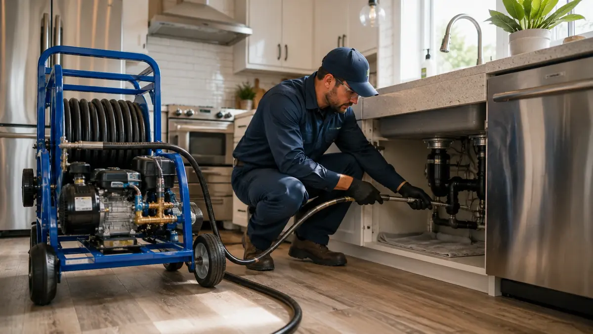 Kitchen Drain Hydro Jetting in Twin Peaks