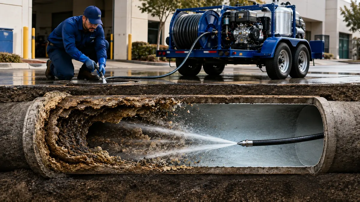 Sewer Pipe Descaling in Twin Peaks